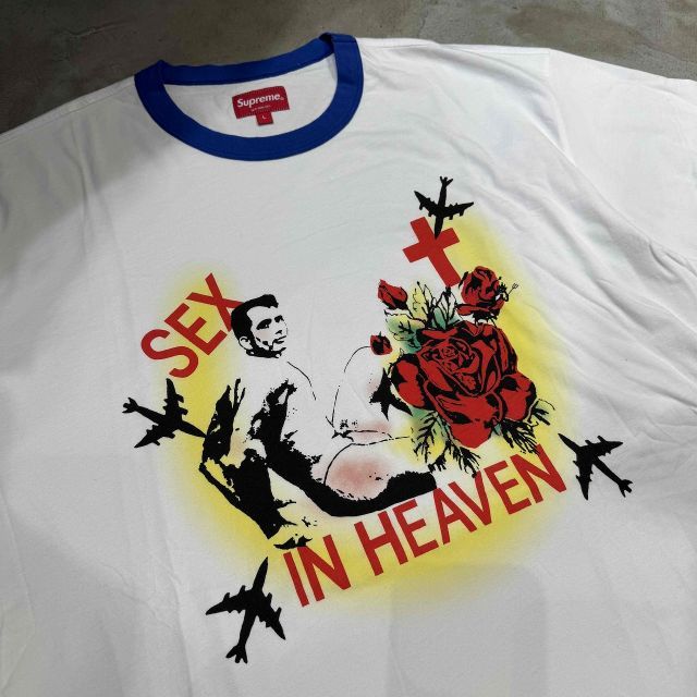 Supreme 23ss Sex In Heaven Ringer Tee SIZE-L シュプリーム セックス 
