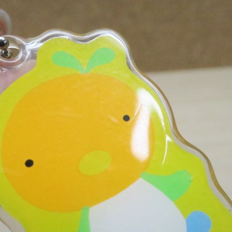 サンリオ オレンジpちゃん クリアーキーホルダー 1997年 廃盤
