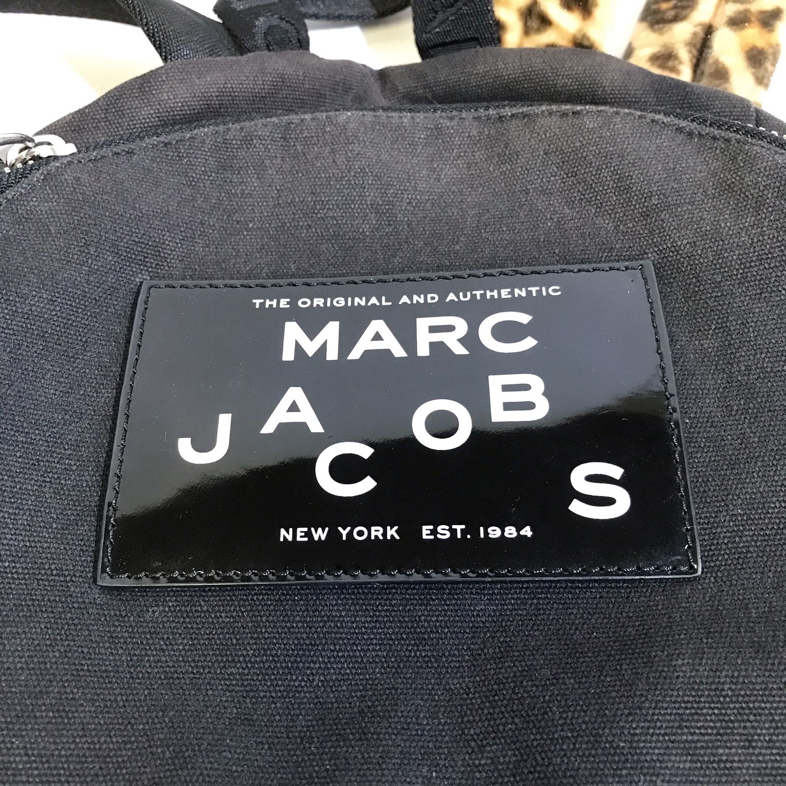 THE BACKPACK MARC JACOBS リュック 黒 ブラック レオパード