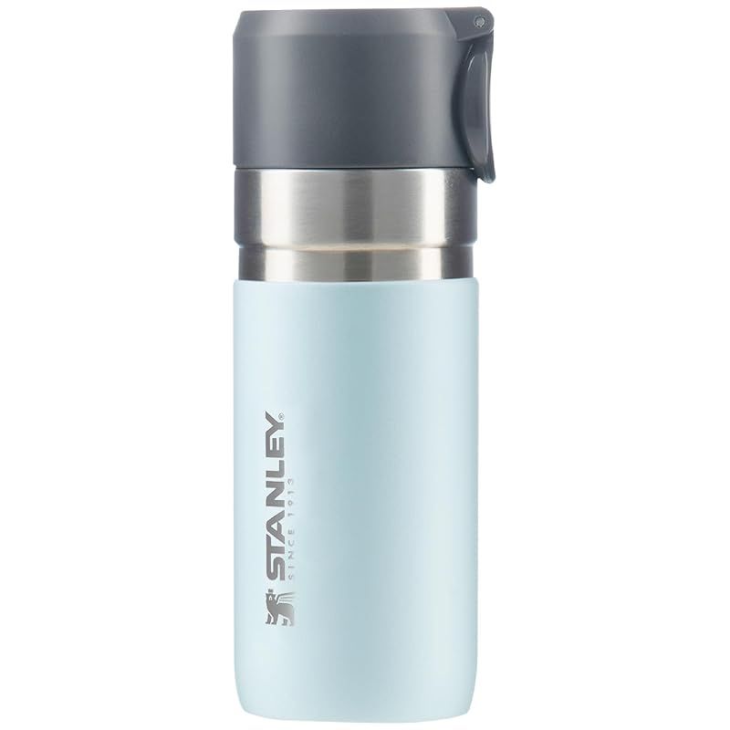 【新着商品】STANLEY(スタンレー) ゴーシリーズ 真空スリムボトル 0.37L ペールブルー 水筒 保温 保冷 ステンレスボトル ウォーターボトル アウトドア  10124-012 (日本正規品)