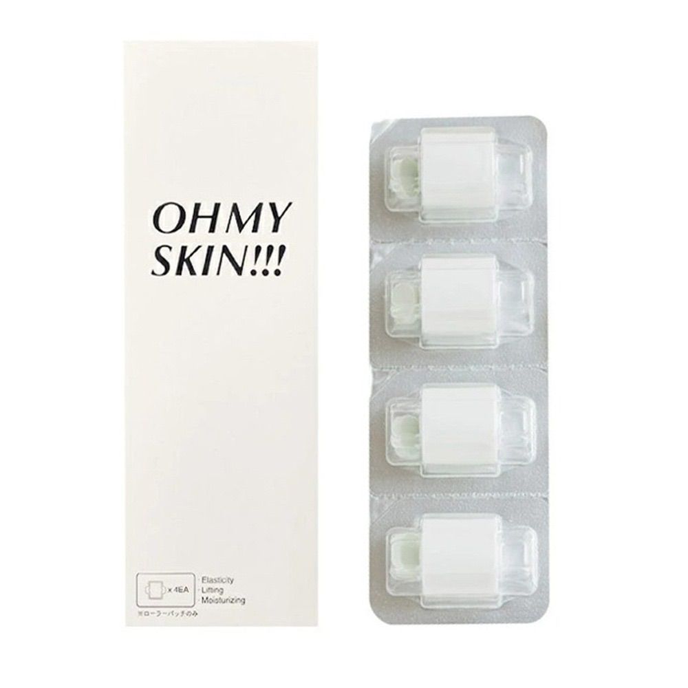 OHMYSKIN!!! オマイスキン レフィル 詰替え用 ローラーバッチ4回分 オマイスキンマイクロバッチ 使い捨てマイクロニードルローラーパッチ