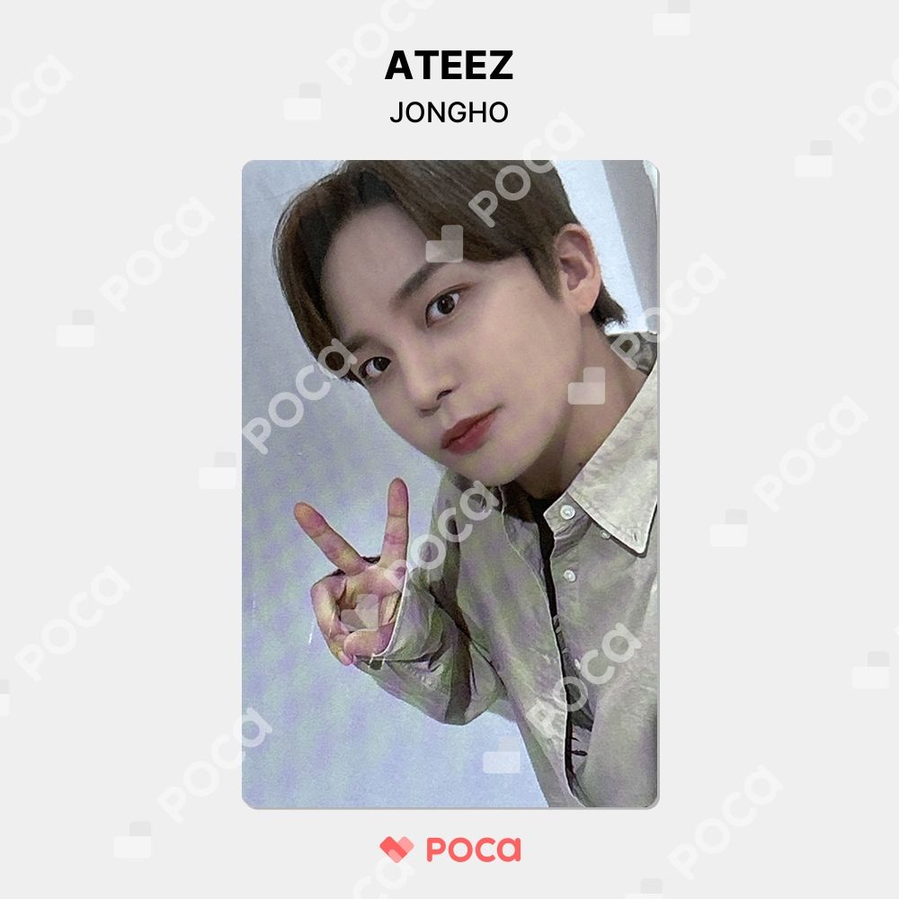 ATEEZ JONGHO PHOTOCARD ジョンホ　トレカ ATEEZ JONGHO WORLD TOUR THE FELLOWSHIP BREAK THE WALL JAPAN