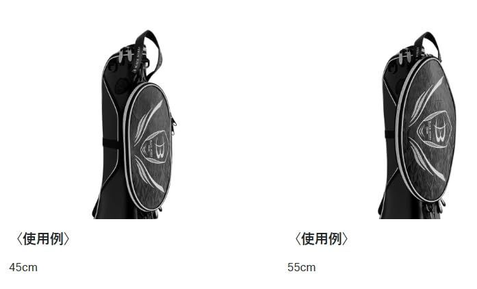 【新着商品】受けタモカバー四つ折 G GM2598 ブラック がまかつ(Gamakatsu) 55cm