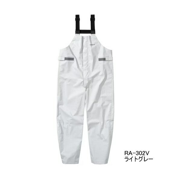 ≪'25年3月新商品！≫ シマノ マリンサロペット RA-302V ライトグレー 2XL