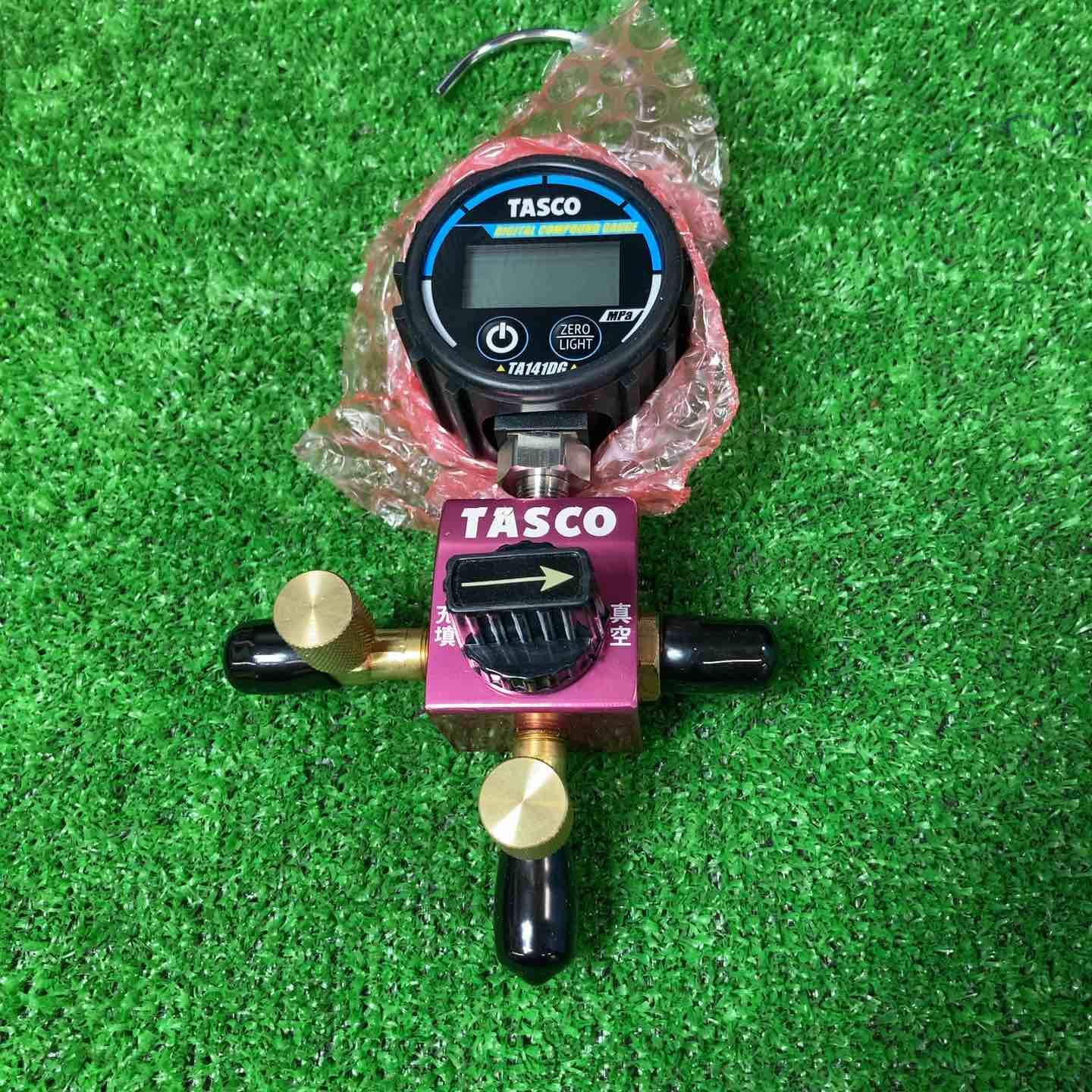 マニホールド 【TA141DG】デジタルイチネンTASCO ボールバルブ式 