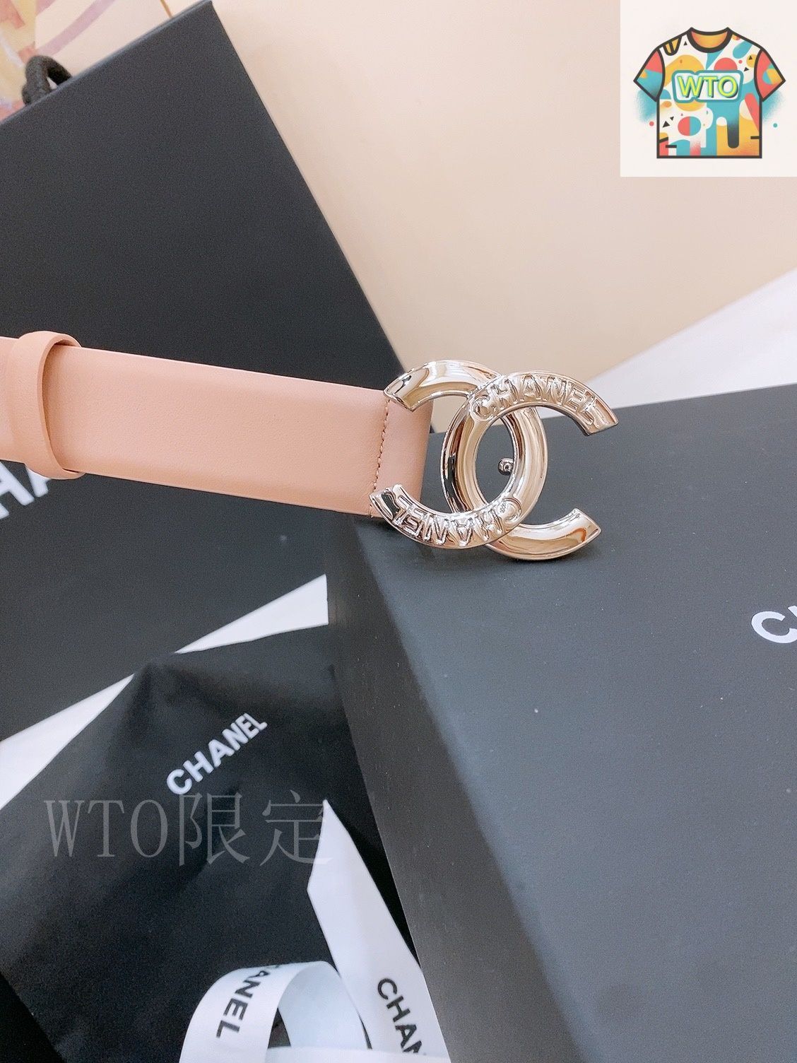 今日特価】Chanel シャネル ダブル C ベルト - メルカリ