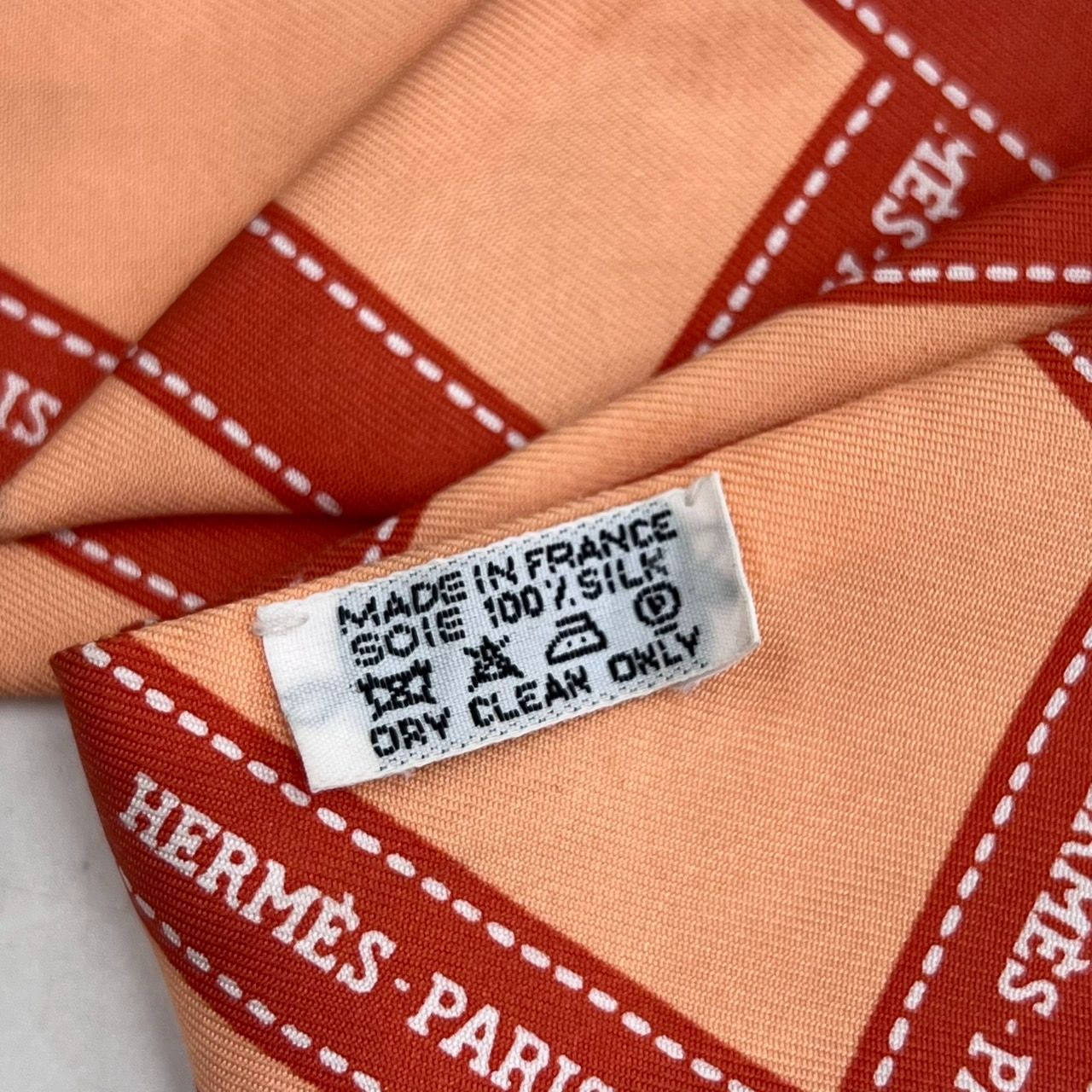 HERMES エルメス ツイリー スカーフ BOLDUC ボルデュック リボン柄 