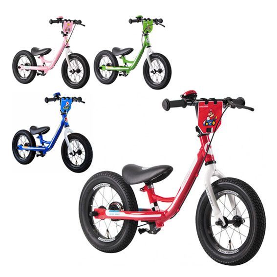 あさひ ASAHI キッカーアバンス マリオカート-I 12インチ 自転車に早く乗るためのブレーキ付 バランスバイク トレーニングバイク 