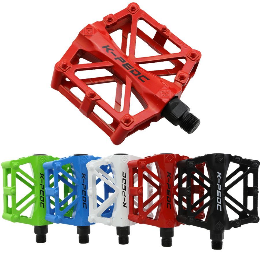 メルカリShops - アルミペダル 左右セット 自転車ペダル 全5色 マウンテンバイク MTB