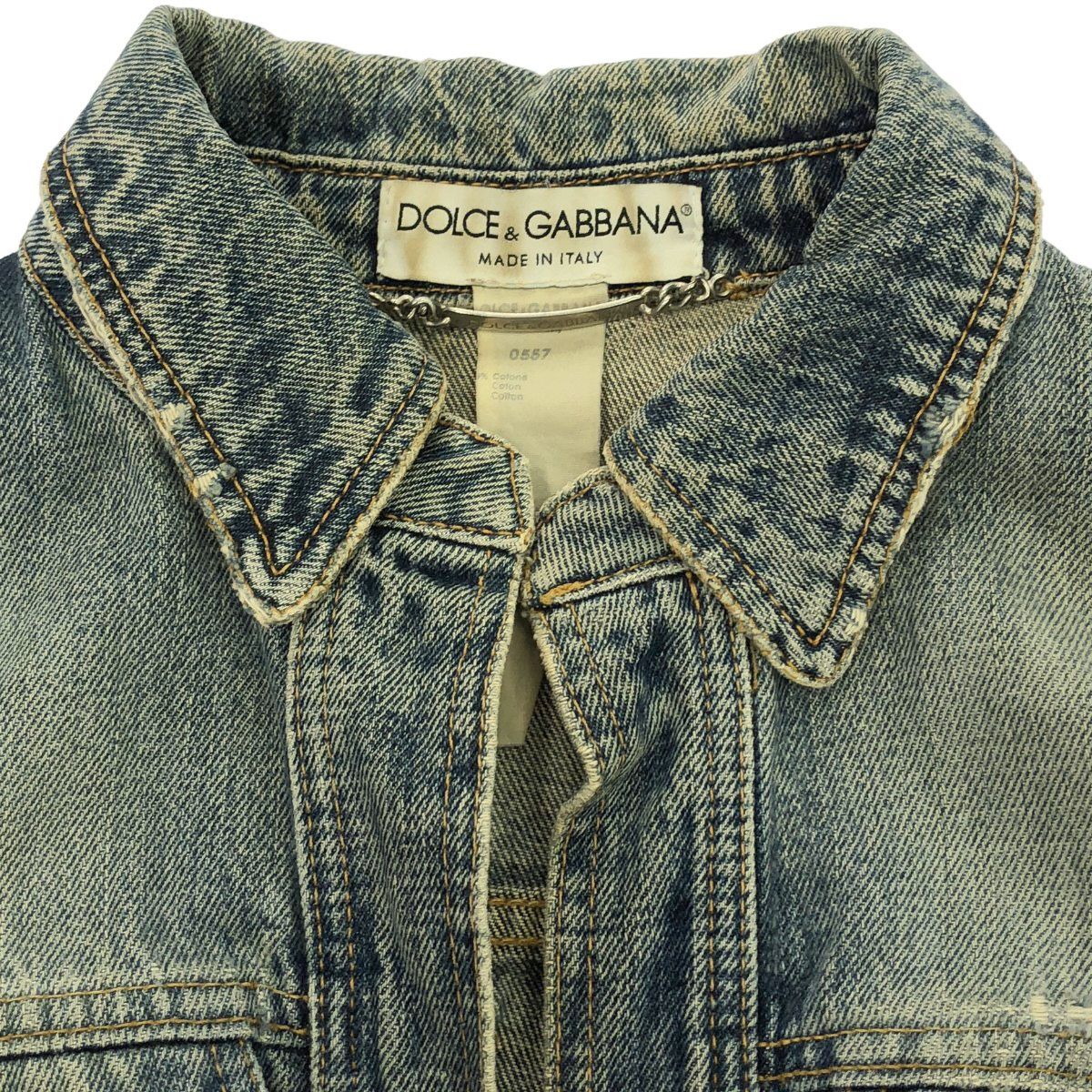 DOLCE&GABBANA ドルチェ＆ガッバーナ ヴィンテージ加工デニム