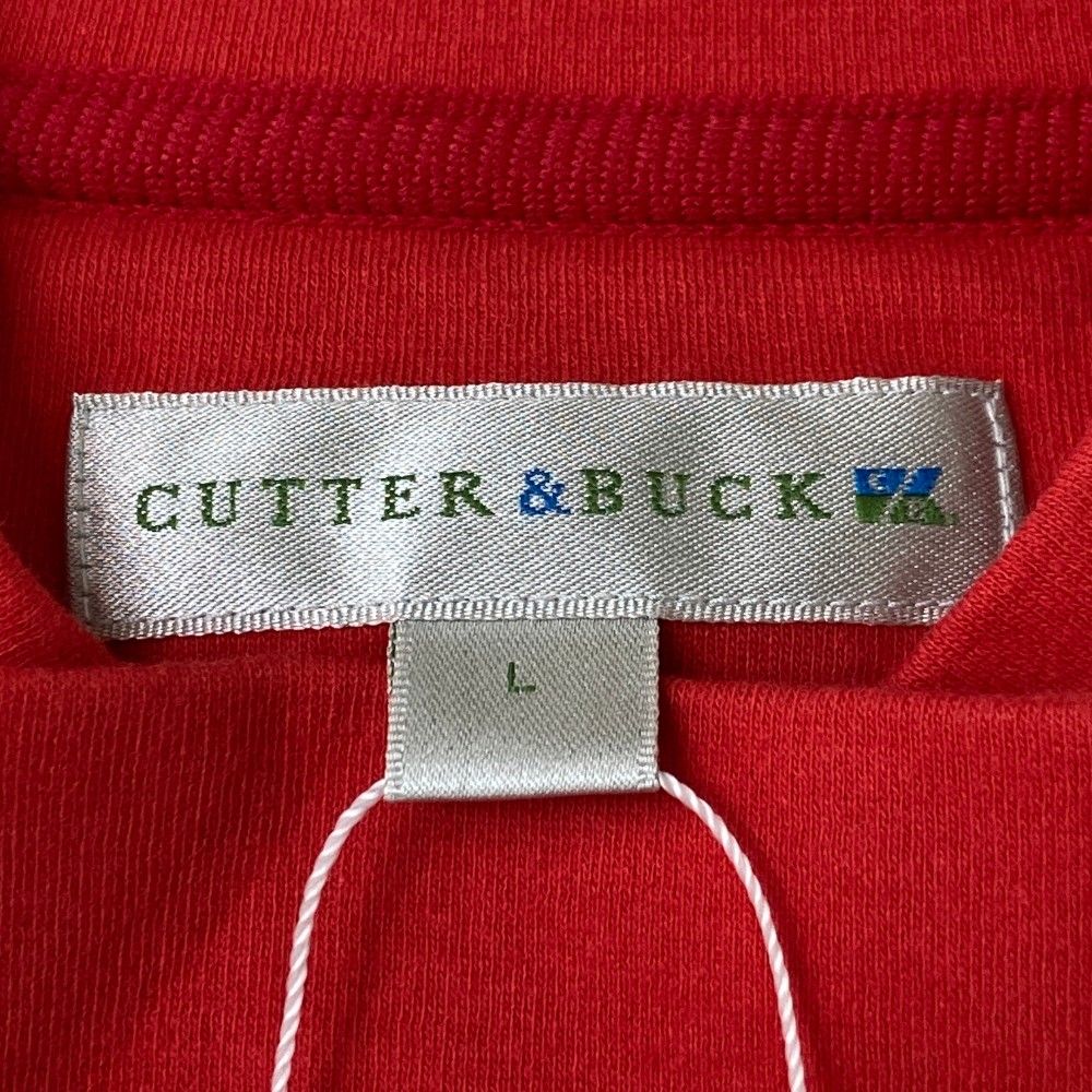 サイズ：L CUTTER&BUCK カッターアンドバック モックネック 長袖T