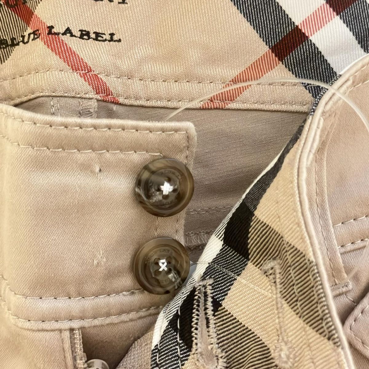 ★新品タグ付き新品バーバリーブルーレーベルサイズ38 Burberry Blue Label(バーバリーブルーレーベル) パンツ サイズ