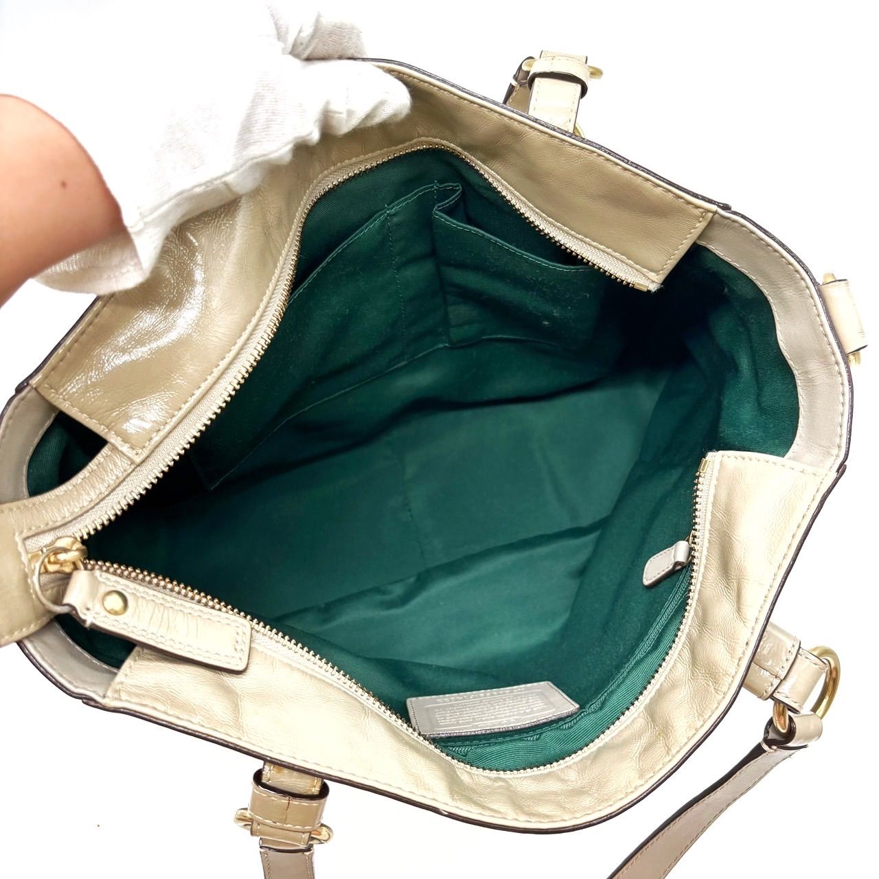 美品】 COACH コーチ 2way ショルダーバッグ トートバッグ ターン