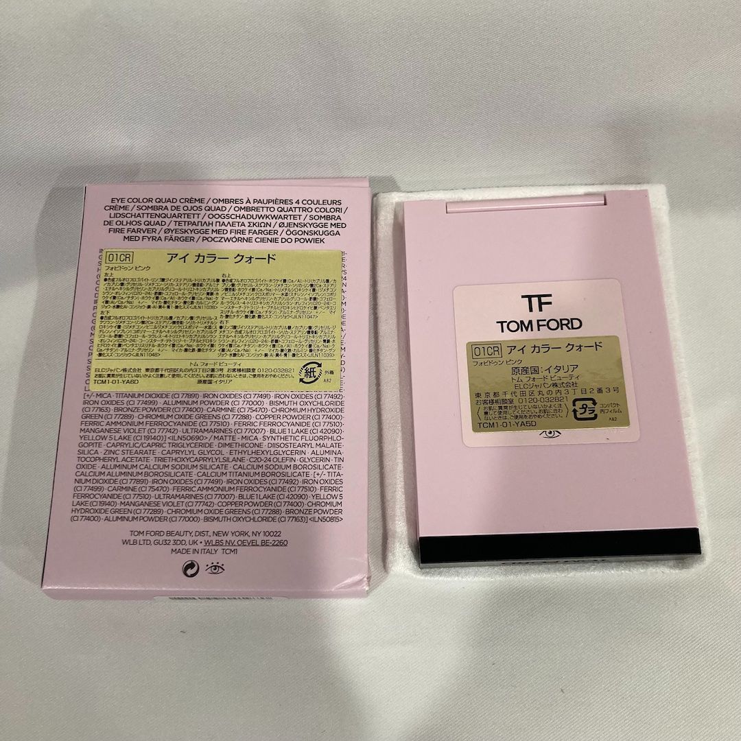 トムフォード アイカラークォード 01CR フォビドゥンピンク（新品トム  