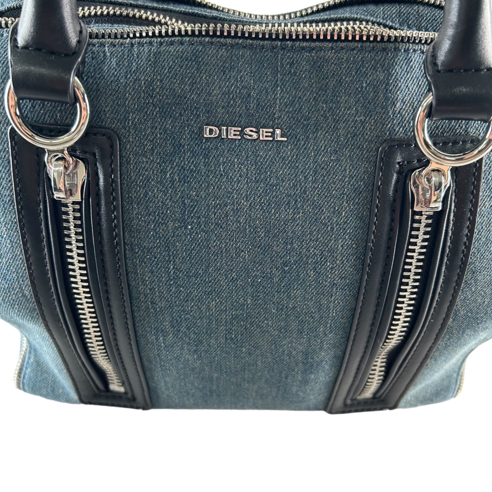 G718 DIESEL ディーゼル 2wayショルダーバッグ ハンドバッグ デニム