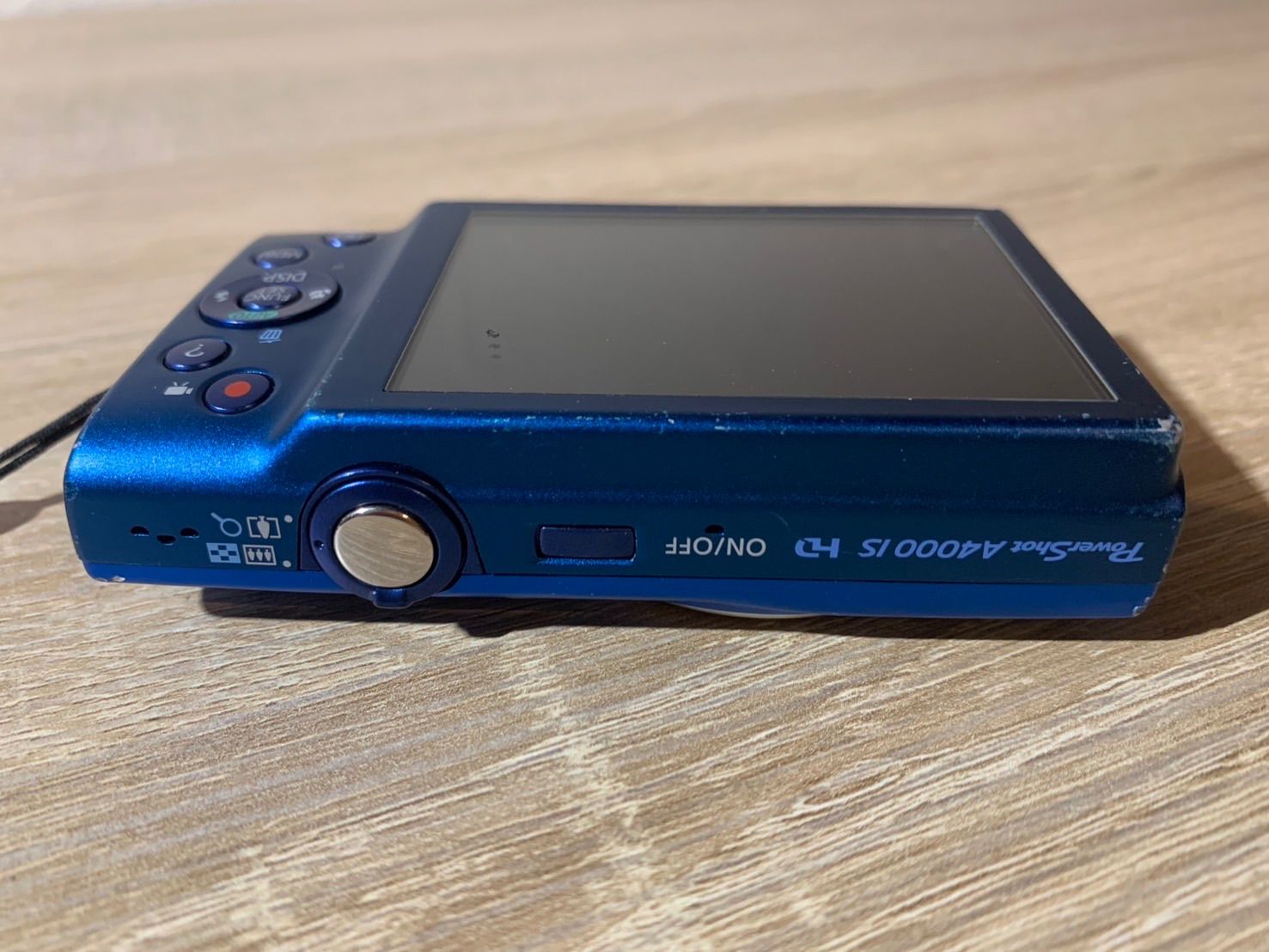 5293 Canon PowerShot ブルー A4000IS デジカメ - メルカリ