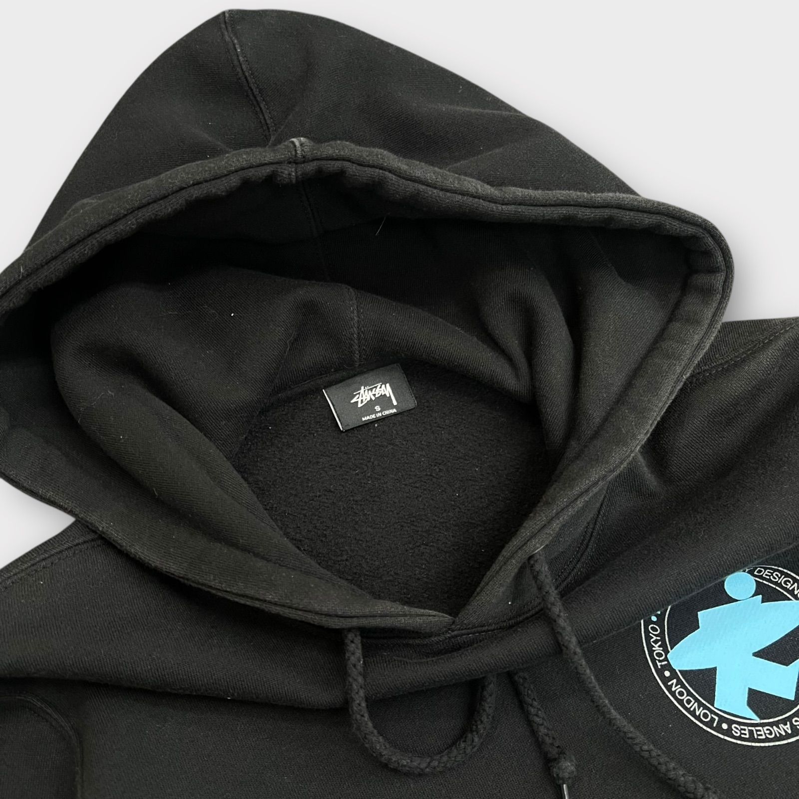 Stussy 名古屋チャプター限定パーカー ステューシー ブラック Sサイズ