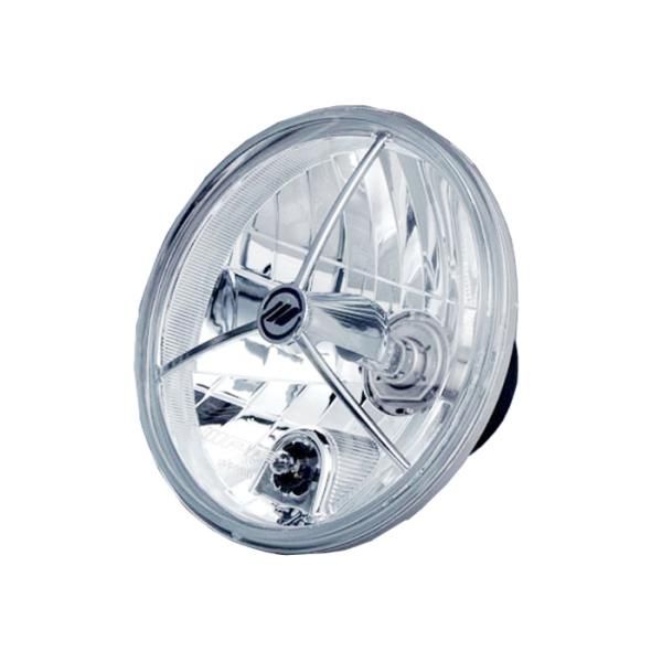 H4 ヘッドランプ 12V 3ポイント マルチリフレクターヘッドランプ 1個 60W 55W バルブ付 ヘッドライト 純正採用 IPF HL-51 E1E1