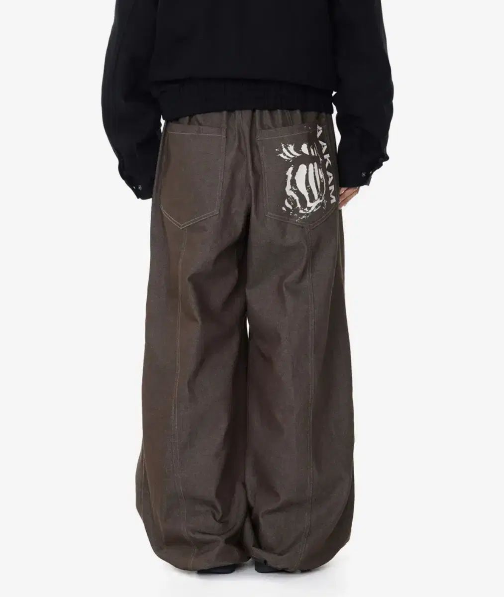 アーカム Knee Pin ー tuck Printed ピンタック デニムパンツ ズボン