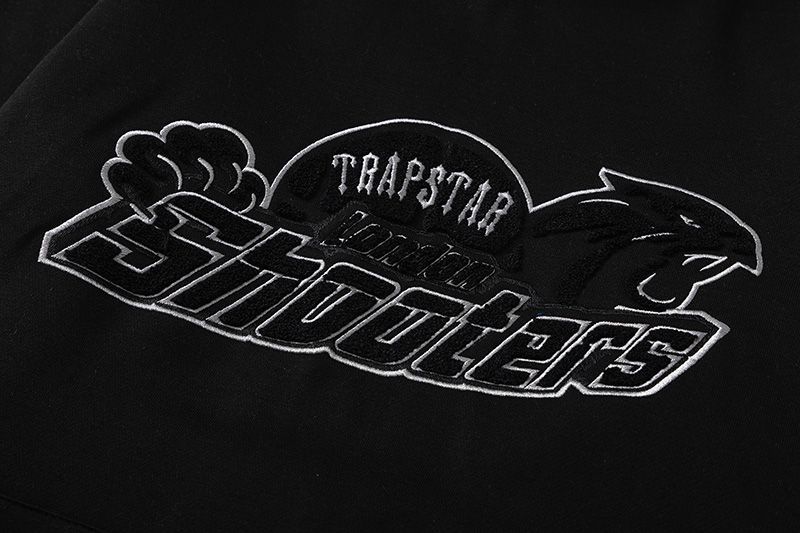 TRAPSTAR メンズパーカーコットンブラウス長袖スウェットズボン上下セット裏地毛