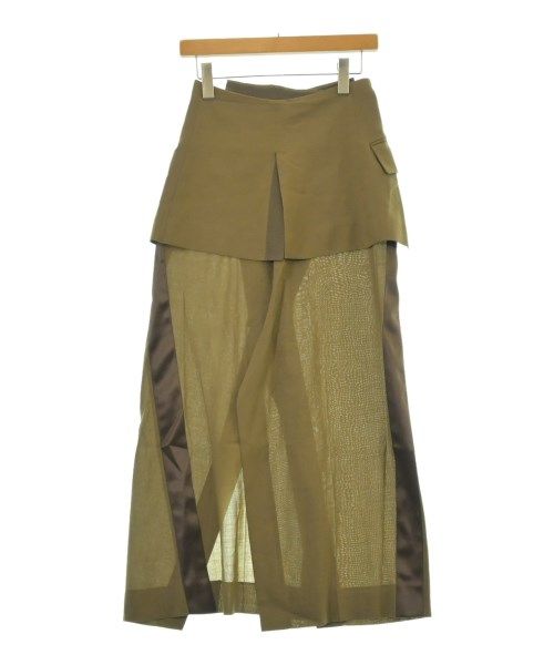 sacai サカイ ひざ丈スカート 黄 0(XS位) 0357924S0060 sacai - NIKE x sacai Skirt サイズ 0の通販 by GOD MAN's shop