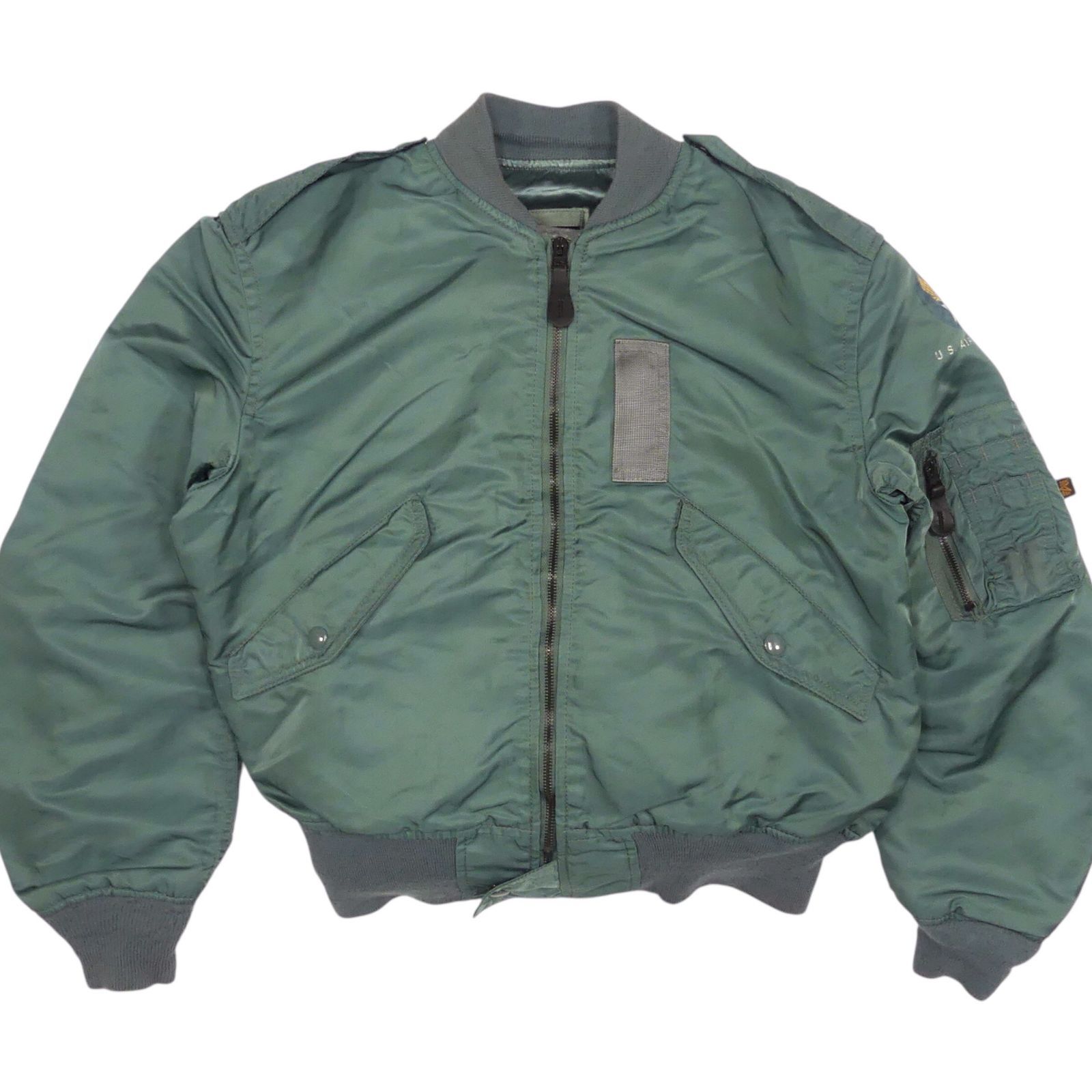 80s 90s ALPHA L-2B フライトジャケット M ALPHA L-2B フライトジャケット USA製 Mアルファ 90s アメリカ製