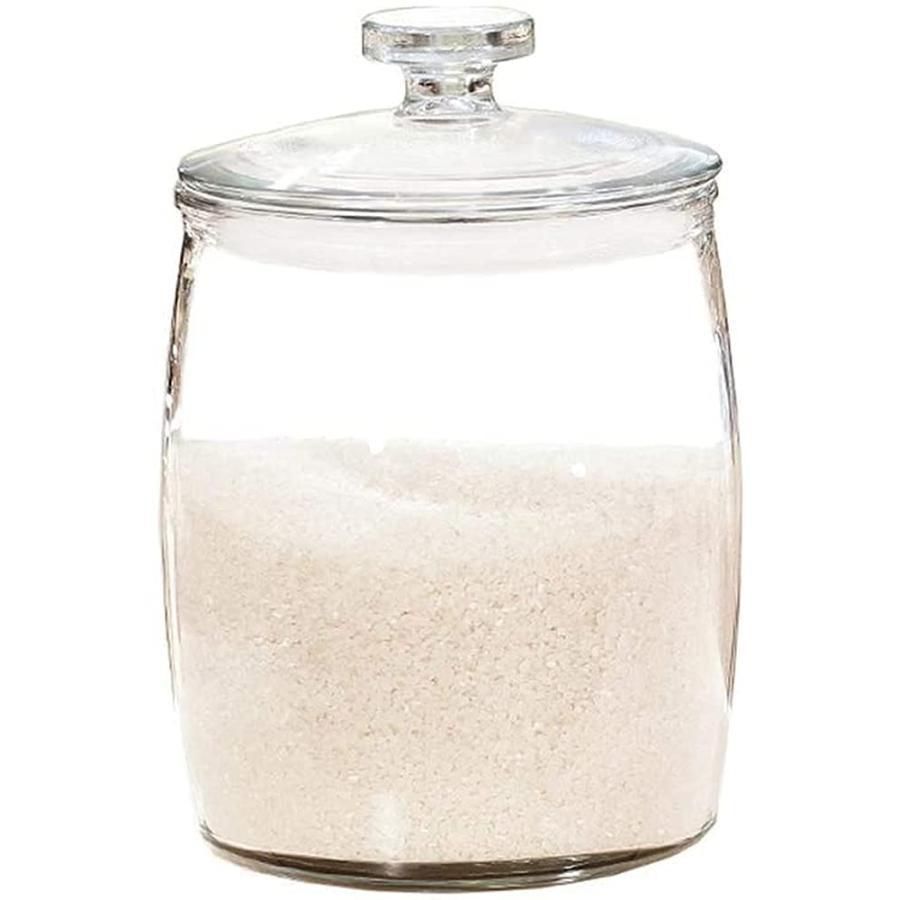 米びつ 密閉米びつ 2KG|4KG|6KG|8KG|10KG 防虫 防湿 ライスストッカー ガラス瓶 貯蔵タンク 小麦粉 駄菓子 砂糖 米櫃 保存容器 キッチン収