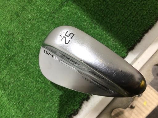 中古】 タイトリスト VOKEY SPIN MILLED SM9 ツアークロム 52°/12°F 