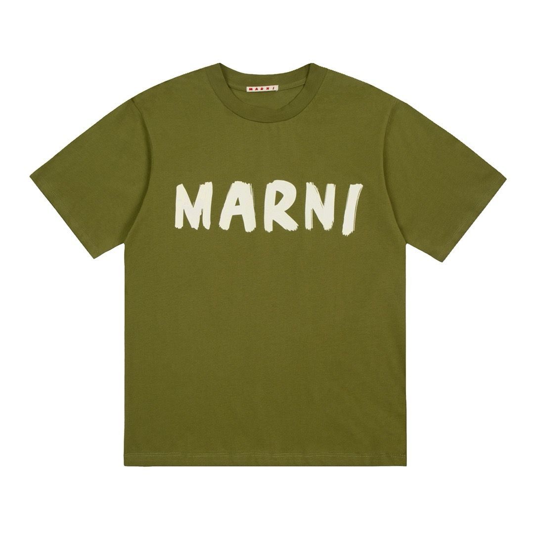 MARNI(マルニ) クルーネック オーバーサイズ ロゴTシャツ - トップス