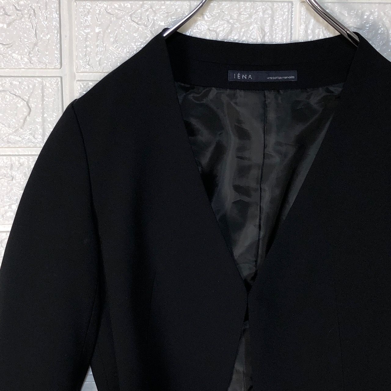 イエナ ノー ジャケット ブラック ショート