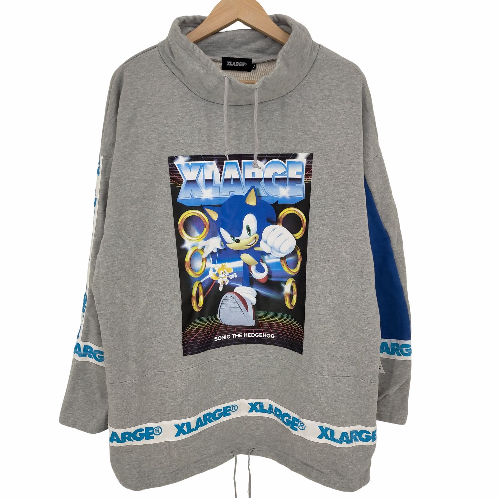 エクストララージ X-LARGE SONIC THE HEDGEHOG TAPED SWEAT メンズ JPN：XL 