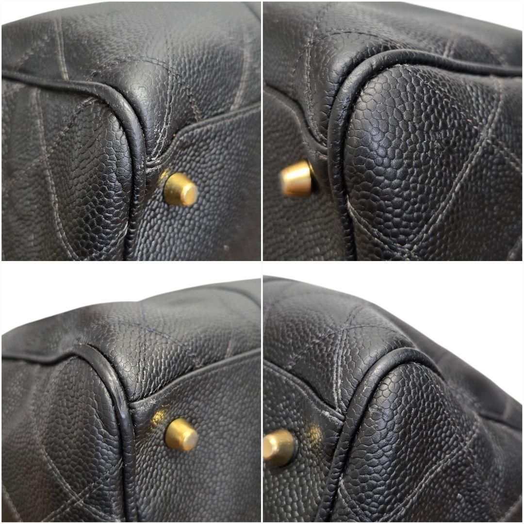 シャネル ビコローレ キャビアスキン 2way ミニ ボストンバッグ