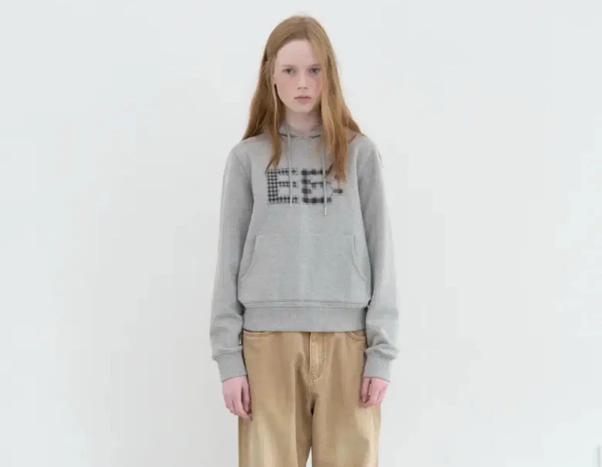 ENZO BLUES エンゾーブルース px ロゴ フーディー フード付きTシャツ グレー