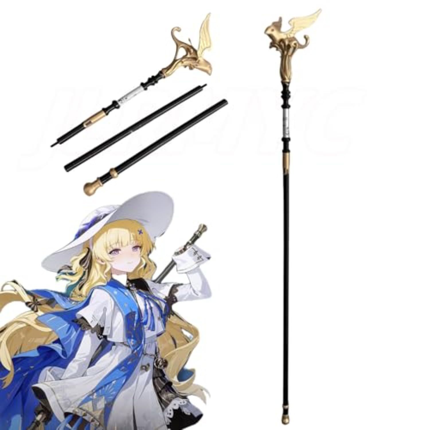 新品、未使用 鳴潮フィービーコスプレ道具 杖 武器 コスプレ武器 鳴潮