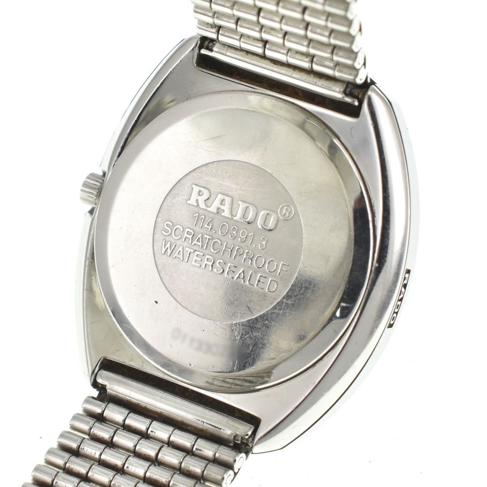 ラドー ダイヤスター クォーツ デイデイト 114.0391.3 稼働 RADO - ラドー ダイヤスター クォーツ デイデイト 114.0391.3