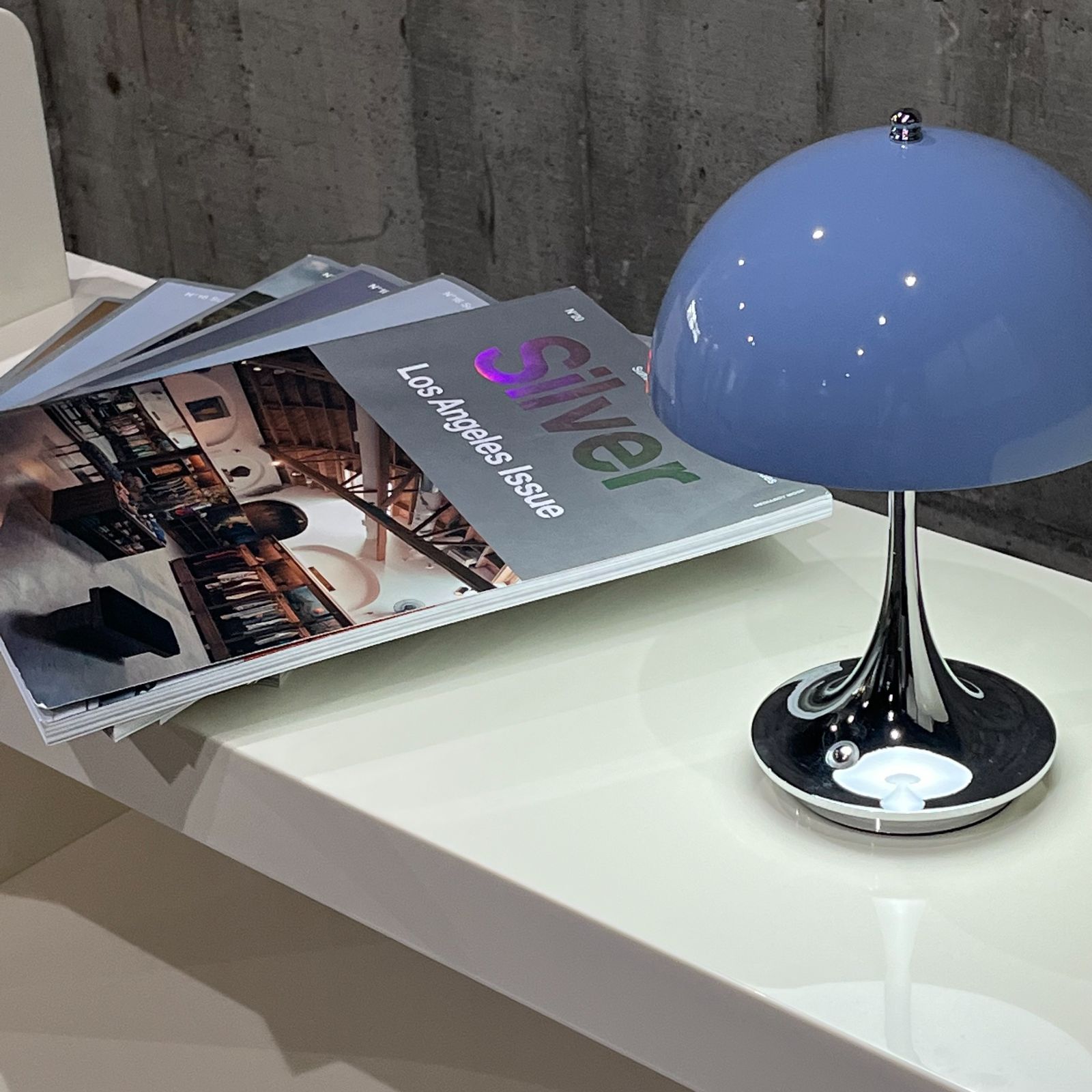 Panthella 160 Portable パンテラ160ポータブル テーブルライト ブルー 