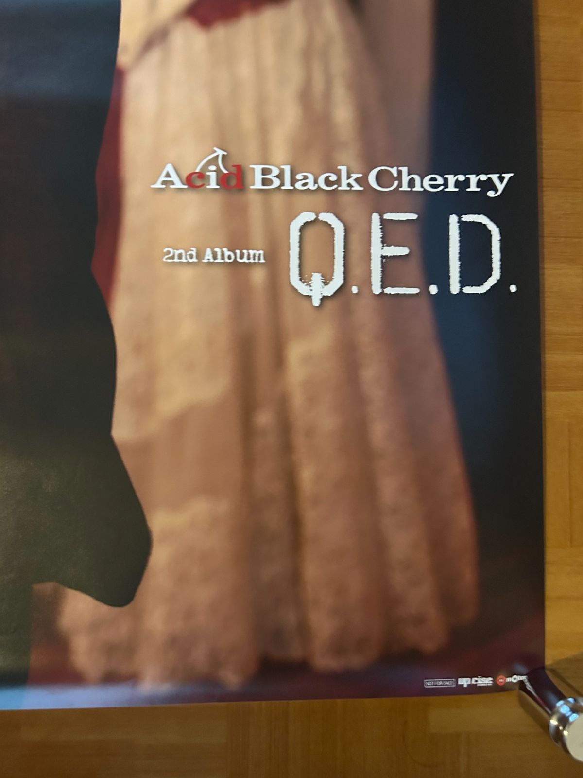 Aci Black Cherry Q.E.D. アルバムポスター　その② Aci Black Cherry Q.E.D. アルバムポスター その② Aci Black