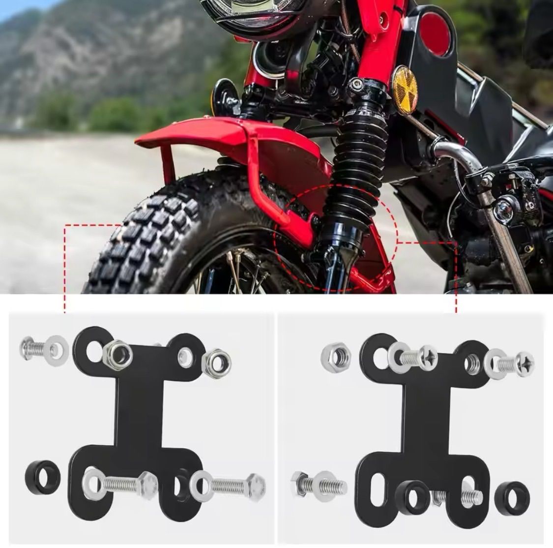 ホンダ ハンターカブ CT125 フロントフェンダーリフトアップKIT
