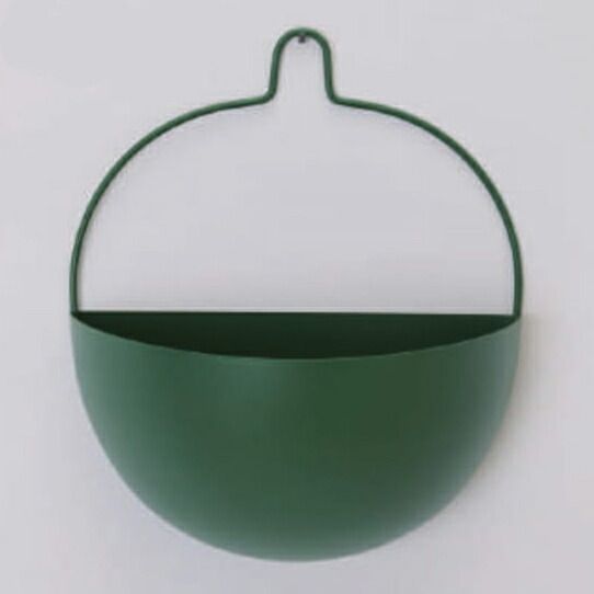 花 観葉植物用ポット プオリ ウォールハンギング 24 G HANGING 4個入り 35108 底穴なし パウダーコートスチール製 代引き不可 ハンキングポット 吊るしタイプ FARM p263