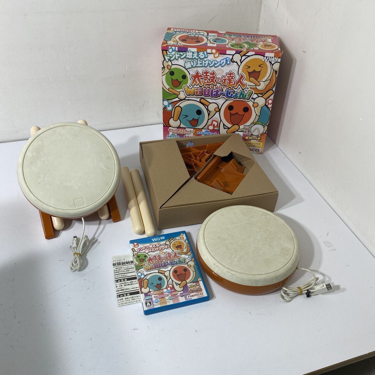 Wii U - 送料込み　太鼓の達人　WiiUばーじょん！太鼓とソフトセット　中古 Amazon.co.jp: 太鼓の達人 Wii Uば~じょん! 「太鼓とバチ」同梱
