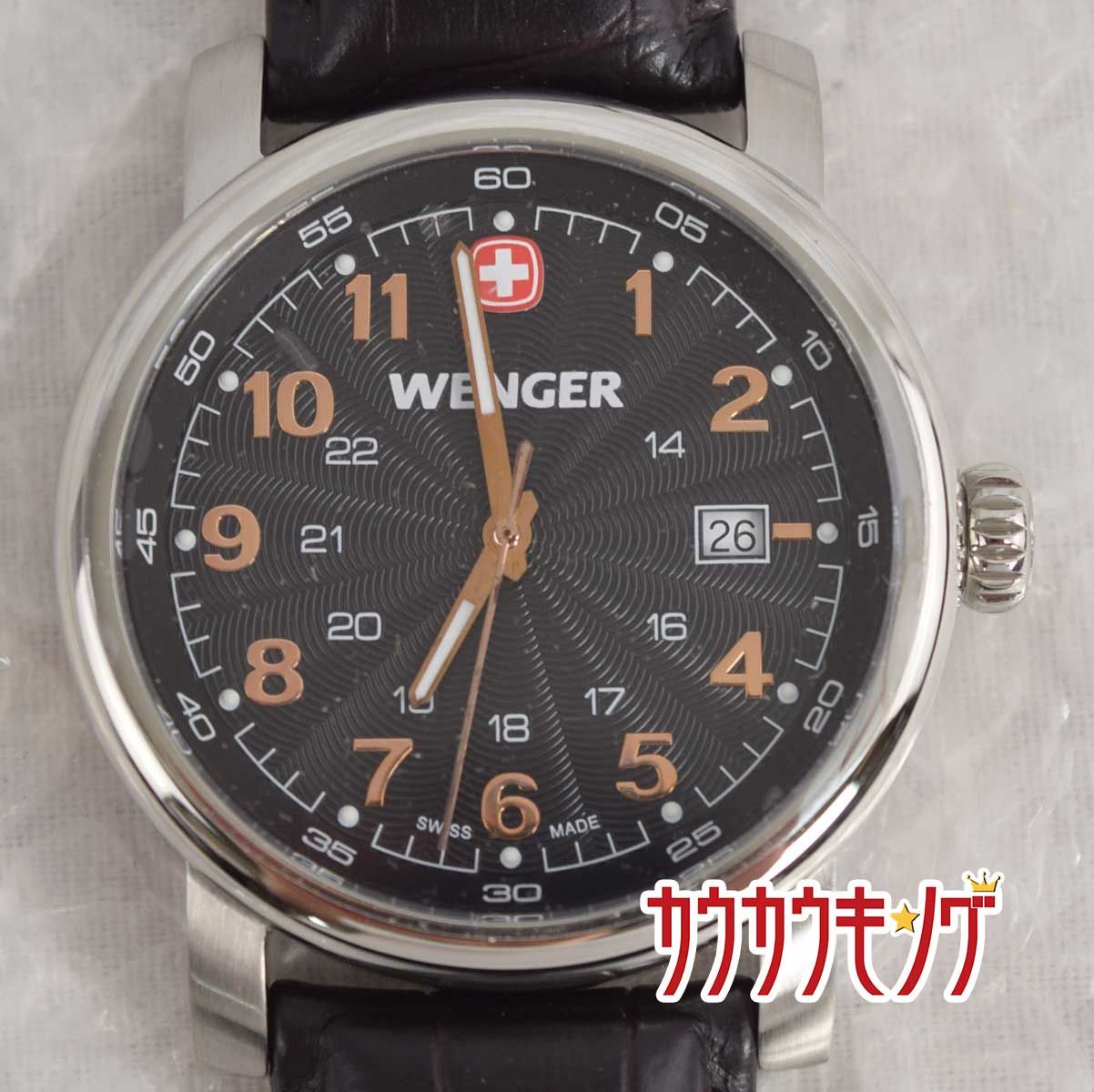 未使用 WENGER ウェンガー 01.1041.104 アーバンクラッシック ブラック クォーツ メンズ 腕時計 WENGER|メンズウォッチ|HARDOFFオフモール（オフモ）|2032620000007488