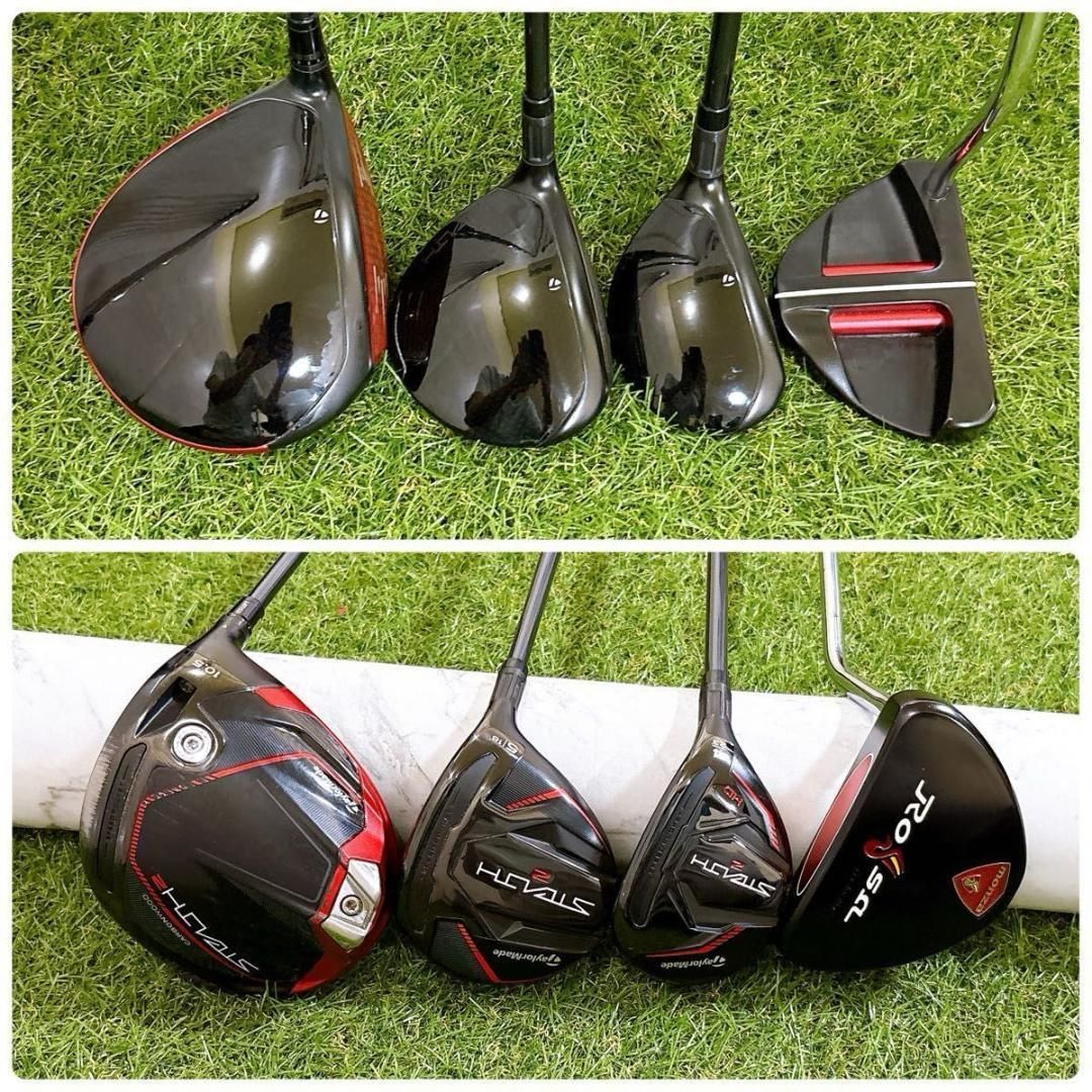 新品バッグ付 テーラーメイド ステルス2 バーナー 完璧 メンズゴルフセット S 新品バッグ付 テーラーメイド ステルス2 バーナー 完璧 メンズ