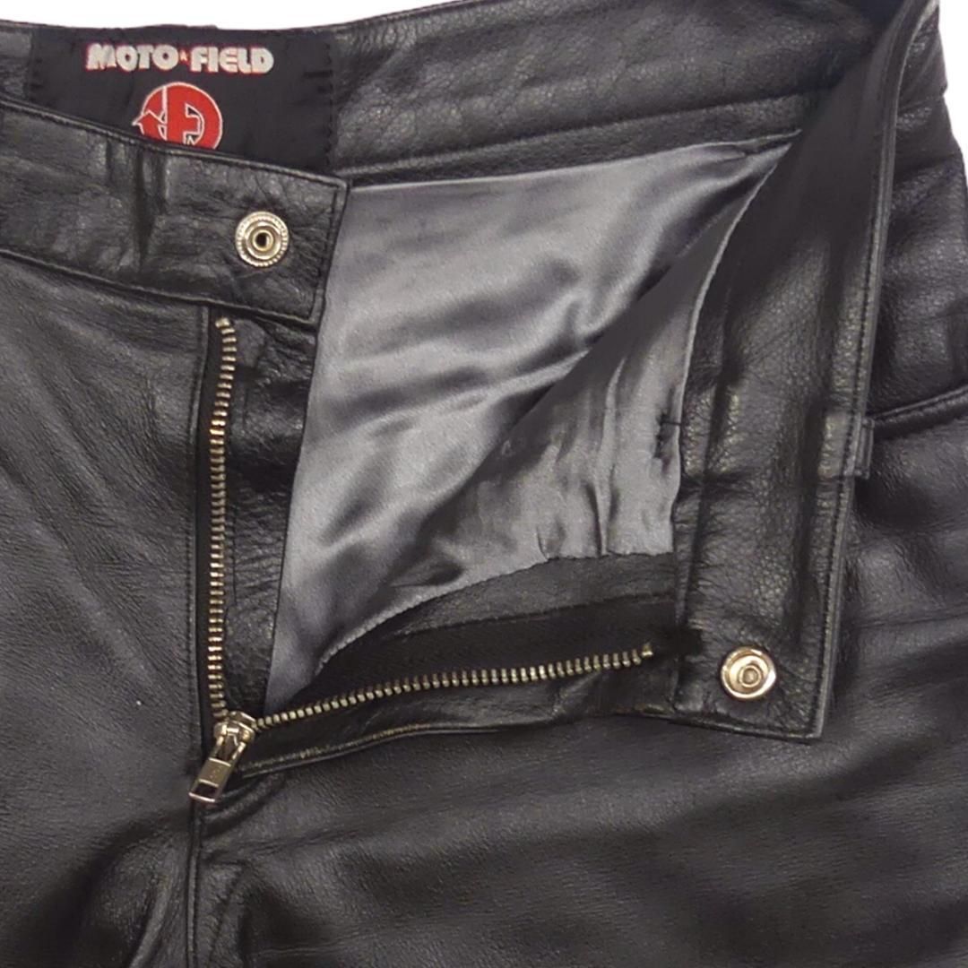 レザー パンツ 本革 モトフィールド XL 革パンツ ブーツカット JJ934