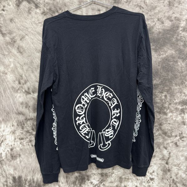 新品未使用 クロムハーツ フローラル スリーブ ホースシュ ロンT 未使用 CHROME HEARTS フローラルホースシューロングスリーブT