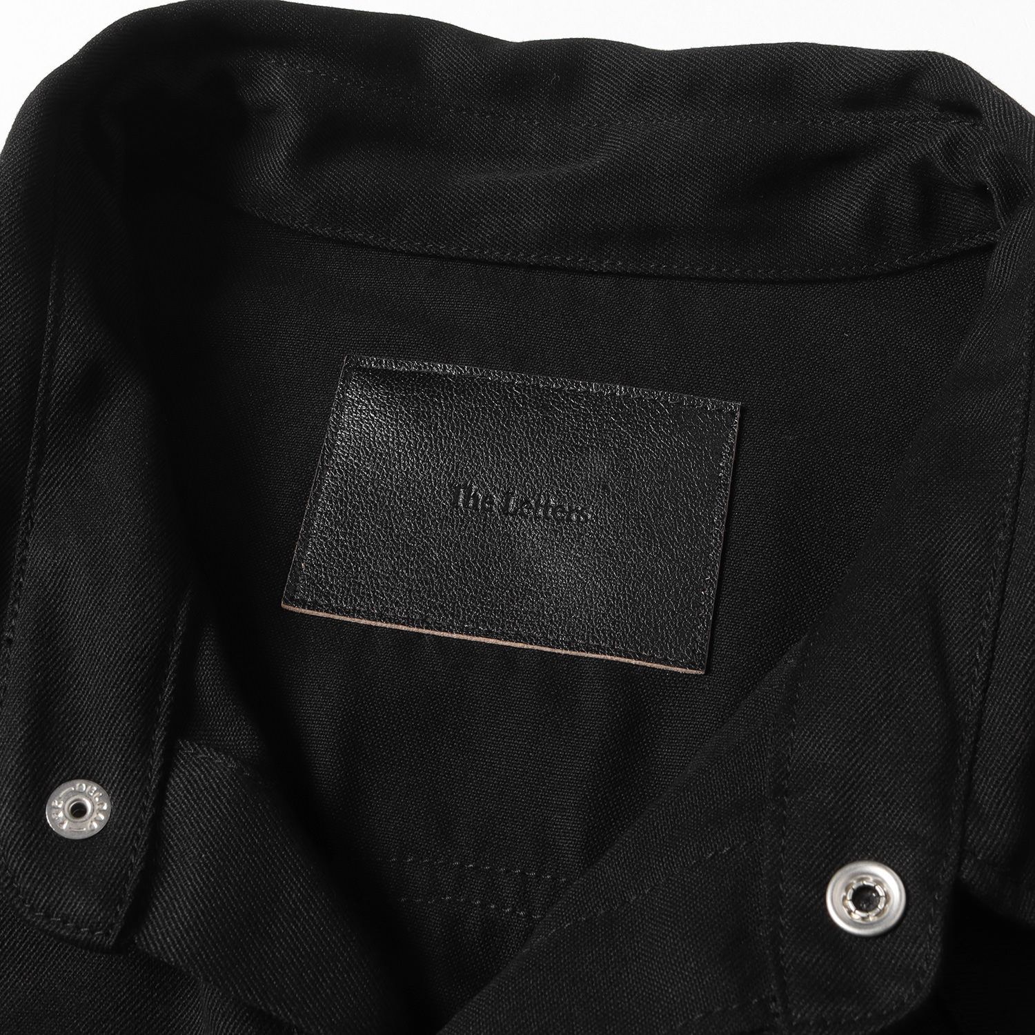 美品 The Letters レターズ シャツ サイズ:L 23SS レーヨン ギャバジン 