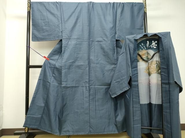 平和屋着物●男性 紬 アンサンブル 100亀甲 総詰め 正絹 DAAT1123tw