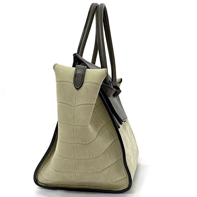 セリーヌ タイバッグ ハンドバッグ レザー ベージュ 美品 CELINE レザー タイバッグ ハンドバッグ - メルカリ