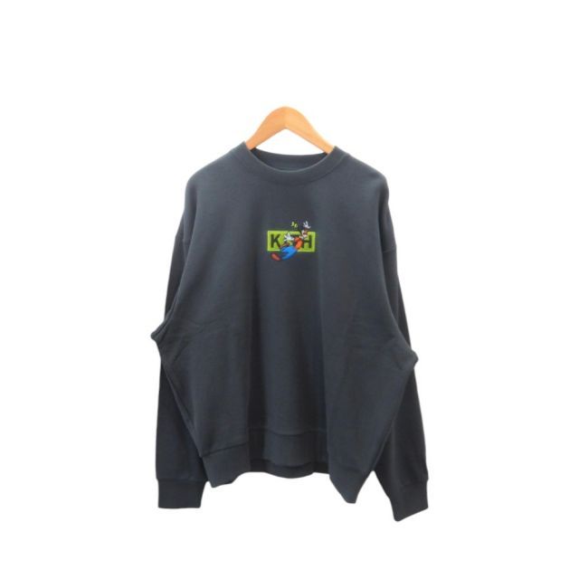 KITH NYC DISNEY GOOFY CLASSIC LOGO CREWNECK KHAKI サイズM キス
