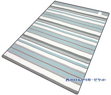 ひんやりガーゼケット シングル 西川 接触冷感 洗える