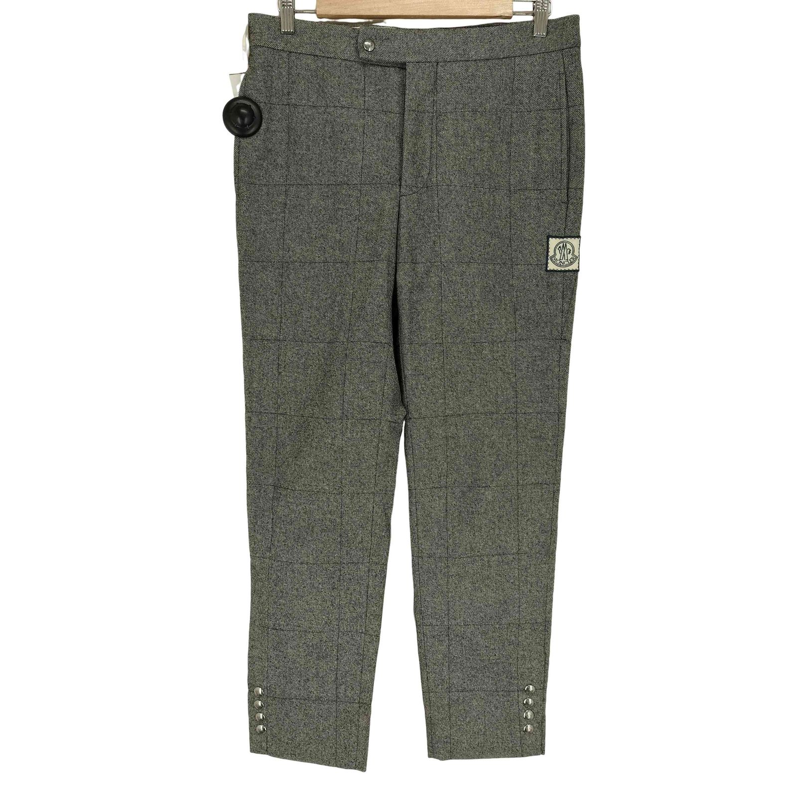 モンクレール MONCLER GAMME BLEU PANTALONE ウール チェック パンツ メンズ 1